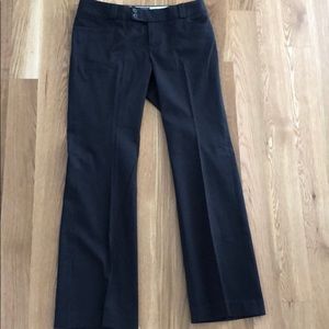 Black Grey Banana Republic Pin Stripe Slacks